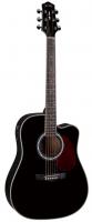 Электро-акустическая гитара Naranda DG220CE BK